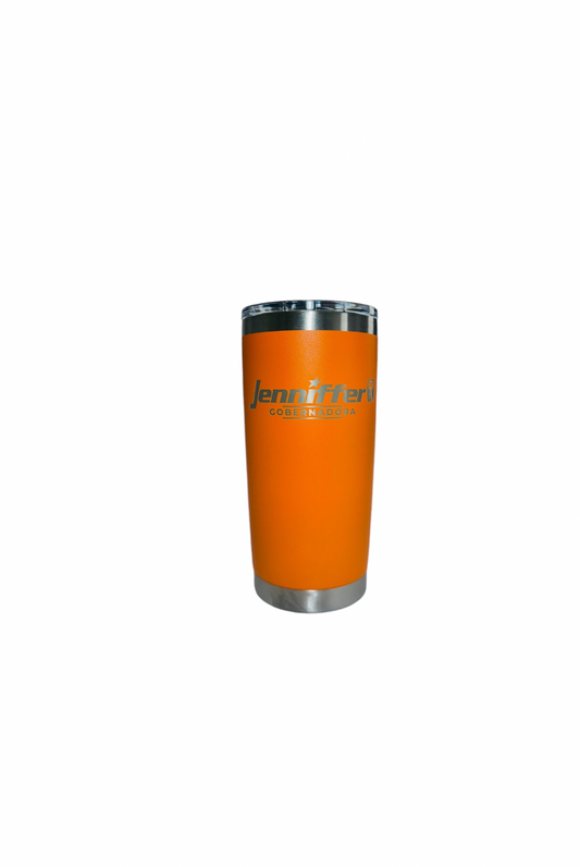 20 OZ ORANGE JENNIFFER GOBERNADORA INSULATED TUMBLER