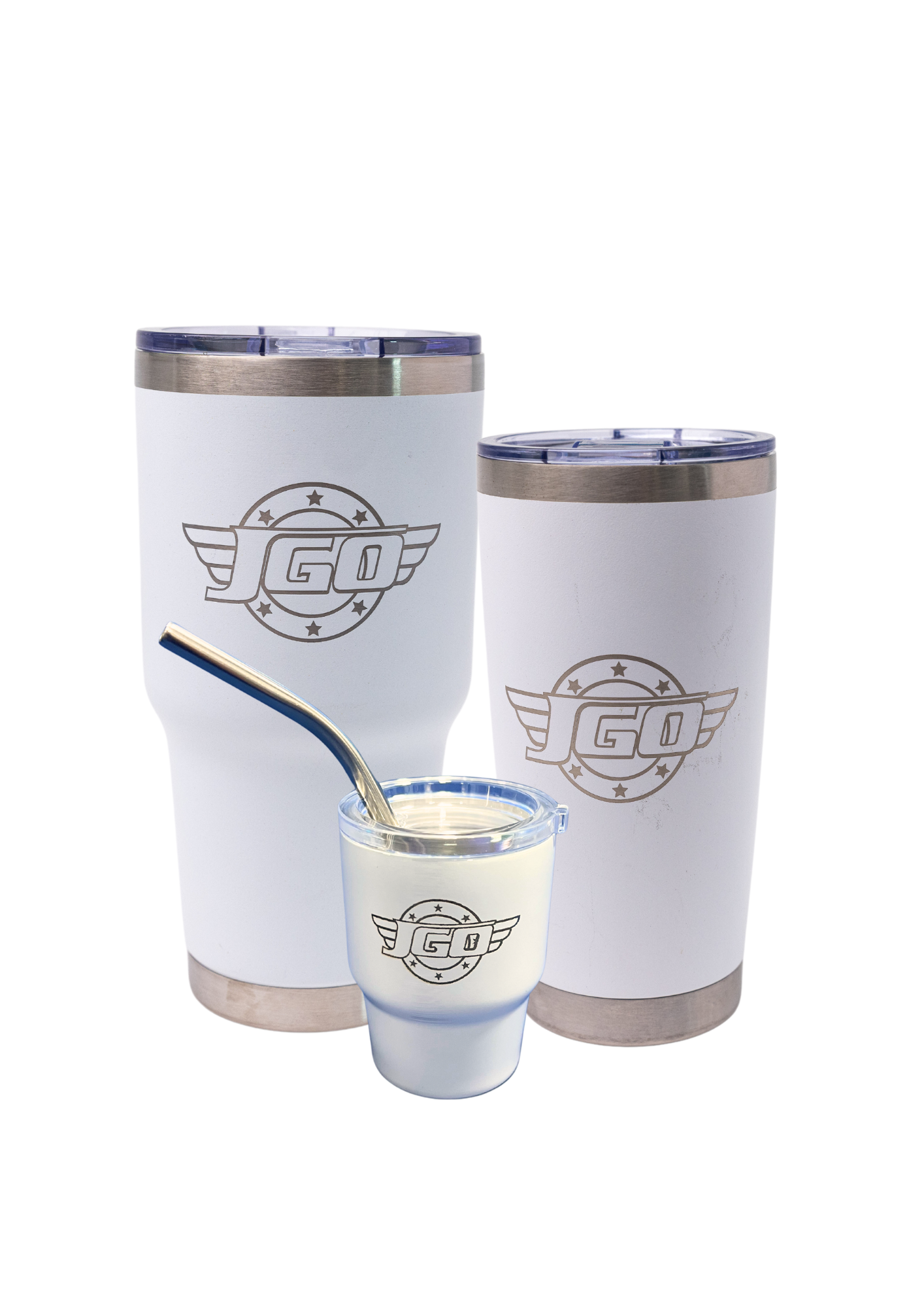 2 oz WHITE TUMBLER