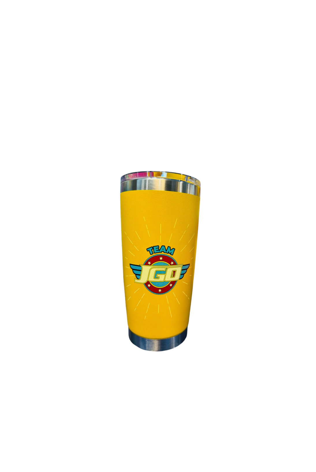 20 OZ JGO TEAM YELLOW INSULATED TUMBLER