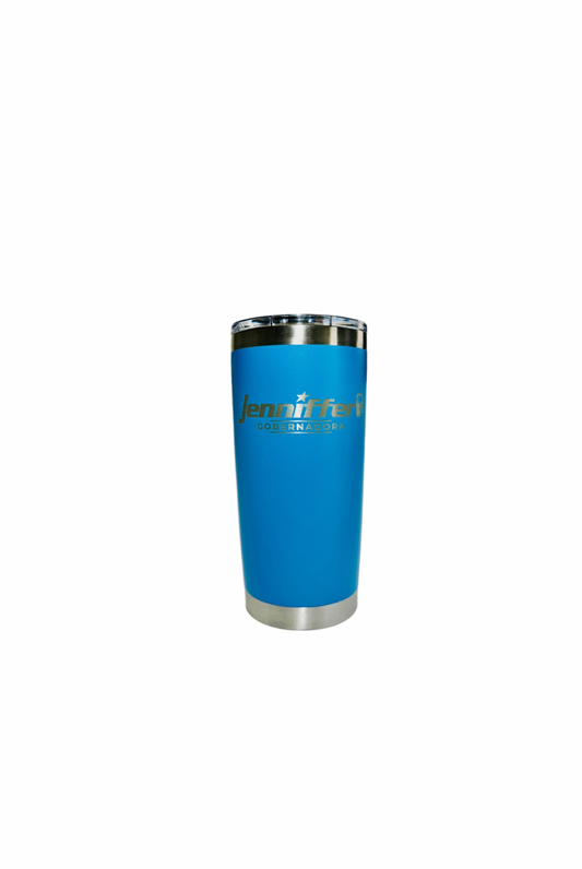 20 OZ TURQUOISE JENNIFFER GOBERNADORA INSULATED TUMBLER