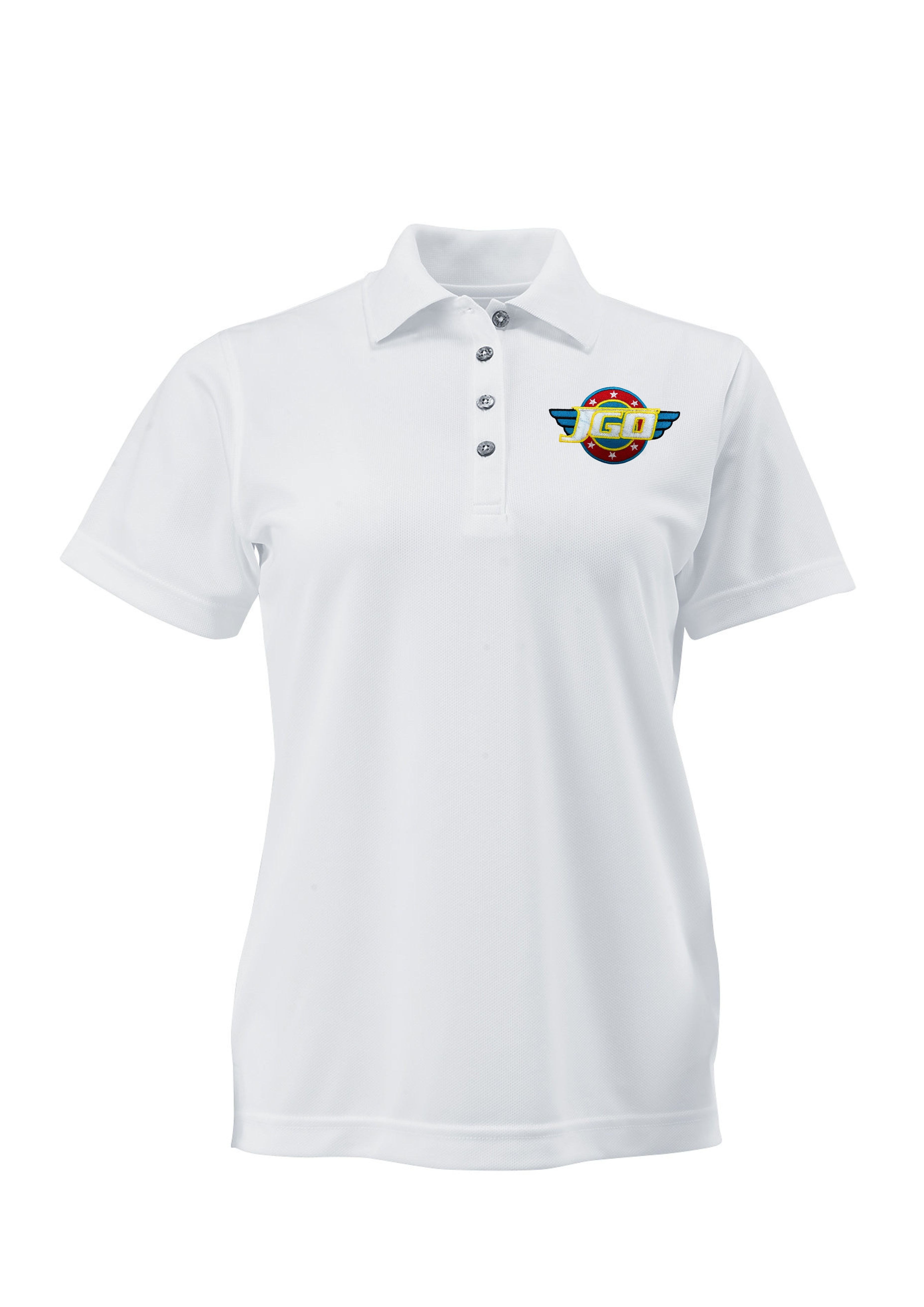 Ladies sales white polo