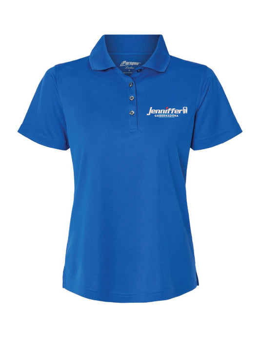 JENNIFFER GOBERNADORA LADIES ROYAL BLUE POLO